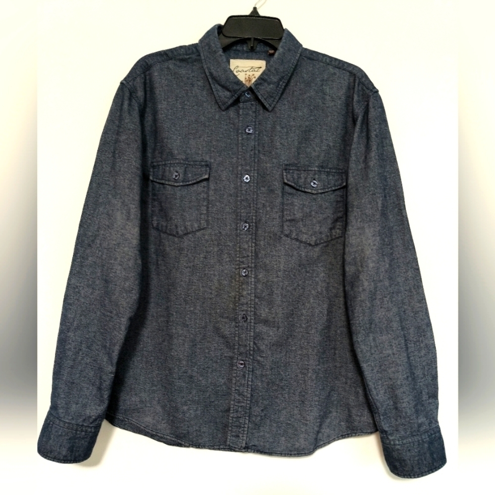 [5x$20] Men's Blue Denim Shirt / Size XL